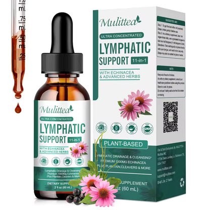 Mulittea lymph drops support the lymphatic system